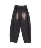 Neo Button Balloon Denim Pants