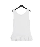 Loose Layered Frill Sleeveless