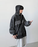 Lopian Knit Hood Zip-Up