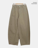 Sweden Curved Cotton Pants