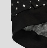 Kitsch Star Check Patch Two-Way Hood Zip-Up