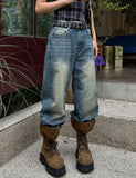 [Planned Product] Tir Washing Wide Straight Denim Pants