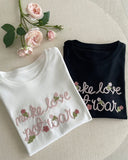 Orb Embroidery Lettering T-shirt
