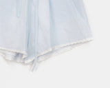 Momu stripe button lace cotton short pants