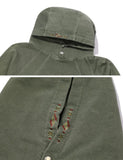 Indie Embroidered Snap Pigment Hoodie