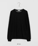 Raelsi Summer Round Linen Sweatshirt Knit