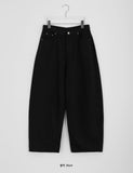 Bevron Cotton Balloon Wide Pants