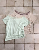 [MADE] Doen Lace Off-Shoulder Short Sleeve T-Shirt