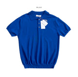 Viscose Collar Short Sleeve Knit