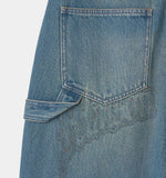 BACK-POINT DENIM PANTS