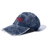 MASSMETAL LOGO WASHED DYING BALL CAP