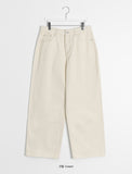 Kakuni Bijo Wide Cotton Pants
