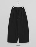 Pyotun Pintuck Banding Cotton Wide Pants