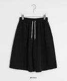 [unisex] Tutsro Line Banding Bermuda Pants