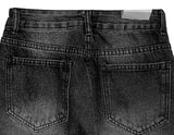 Circle Strap Wide Denim Pants