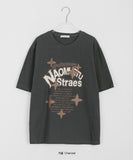 Kapeuto Printing Over Short Sleeve Tee