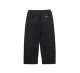 CABLE KNIT WIDE PANTS