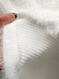 Snow Snap Fur Cardigan