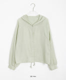 Kuta String Hood Shirt Cardigan