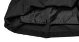 Juku suede midi pintuck skirt
