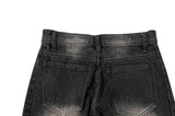 Dero Cut Washing Denim Wide Pants