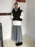 GINGHAM CHECK LONG SK