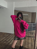 Denji unbalanced denim mini skirt