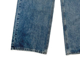 Liam Washed Denim Long Wide Pants