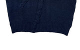 Megan Ribbon Overfit Round Knit