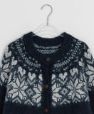 Gilever Raglan Nordic Wool Knit Cardigan