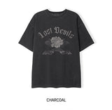 Flower Pigment Oversized Fit Short Sleeve
