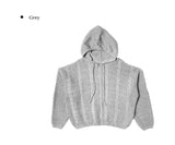 Anul Cable Hood Knit Zip-Up