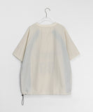 [unisex] Keyou Sporty Nylon Over Short Sleeve Tee