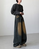 Howling Side Pintuck Denim