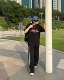 Junkie button track pants