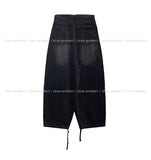 Rocky Big Wide Strap Balloon Denim