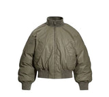 Padded High Neck Bomber Jumper