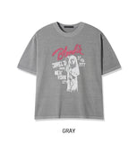 Velod Crop Printing Short Sleeve Tee