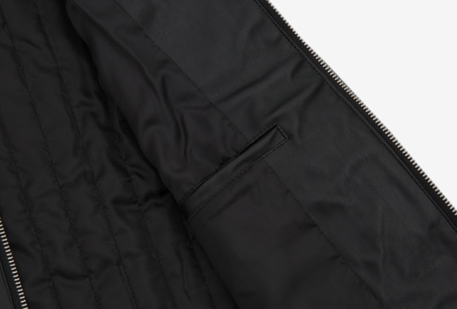 【MODERNIF】Constan String Leather Jacket modernif (モダンイフ) - コンスタンストリングレザージャケット
