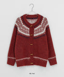 Kyokin Duffle Nordic Wool Knit Cardigan