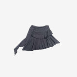 Roteo Unbalance Shirring Brushed Skirt