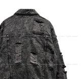 Metro Washing Damage Denim Jacket