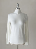 [Planning/Basic] Meria Brushed Span Half-Turtleneck T-Shirt