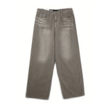 Washed corduroy pants