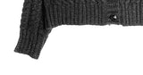 Buffy Nordic Vintage High Neck Knit Cardigan