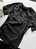 Pigment V-neck Brooklyn Muscle Fit Short Sleeve