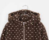 [Quilting lining] Chua Fluffy Fleece Zip-Up