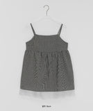 Mintel Summer Check Layered Sleeveless Blouse