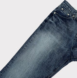 Folder brush washing center crease denim
