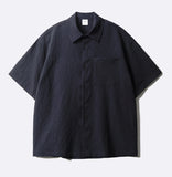 Minimal Crop Check Short Sleeve Shirt